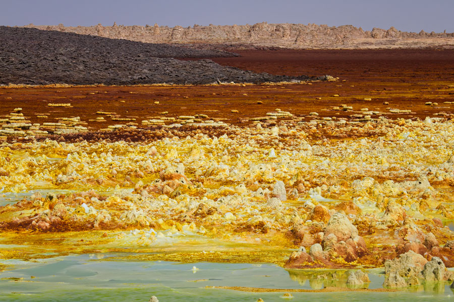  The Dallol Depression, also called Danakil Depression